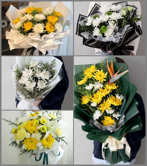 安徽蚌埠市怀远县褚集镇赵庄村白事花束代送